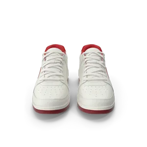 Sports Sneakers Off White & Red