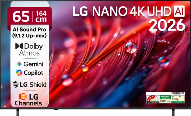 LG AI NU87 164 cm (65 inch) 4K Smart WebOS TV