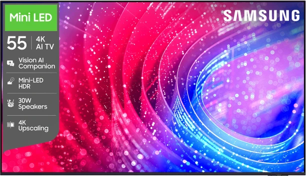 SAMSUNG Vision AI 138 cm (55 inch) Mini LED 4K Smart Tizen TV